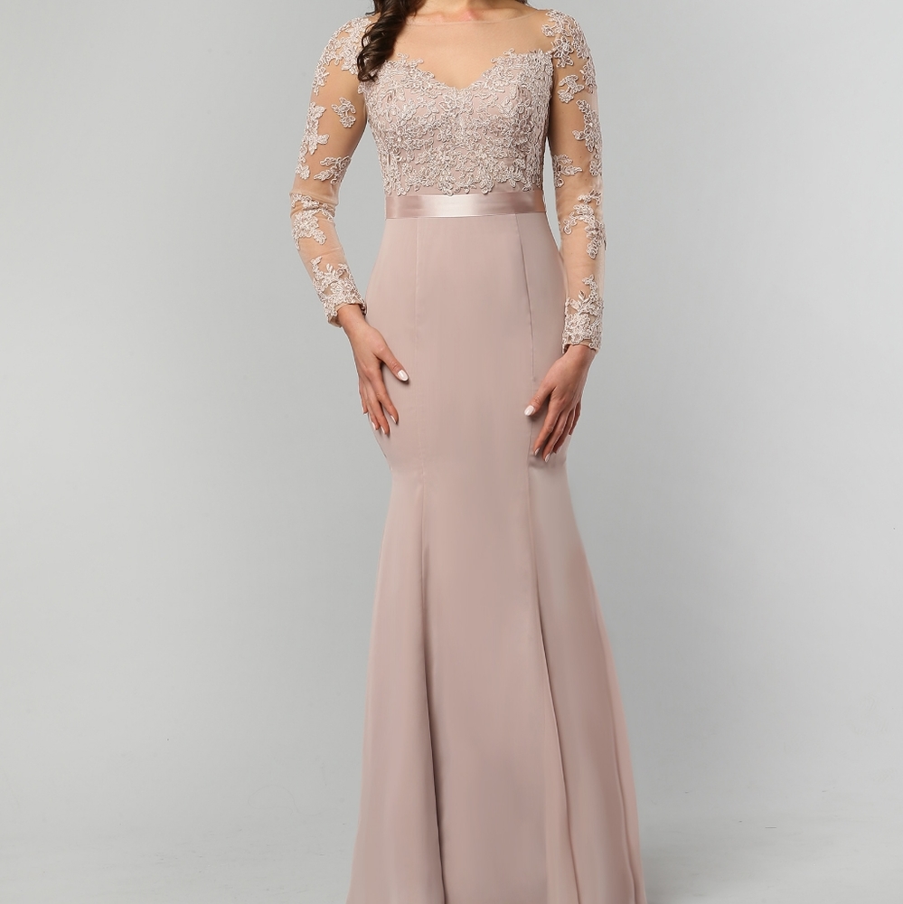 Plum Mother of the Bride Bridesmaid Dress Lace 10 - Picture 15 of 15